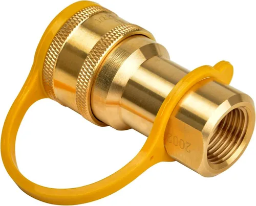 Miniatura 6 de only fire - Manguera de gas natural de 12 pies y 1/2 pulgada de diámetro interno con conjunto de accesorios de conexión rápida para aparatos de baja