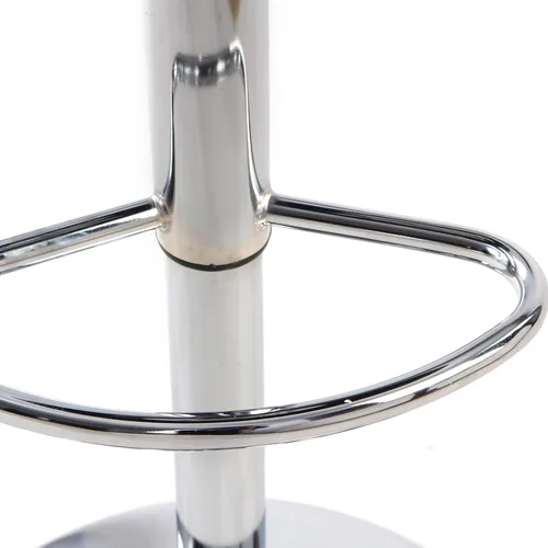 Miniatura 3 de 2 taburetes de barra ajustables de piel sintética para mostrador, silla de comedor, color blanco, paquete de 2 (150)