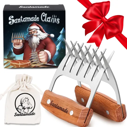 Garras trituradoras de carne, garras de carne de acero inoxidable para carne de cerdo desmenuzado, pollo rallado, garras de oso para triturar carne,
