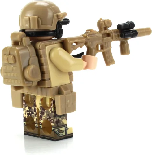 Miniatura 6 de Battle Brick Seal Team Six Commando Custom 1 Minifigura