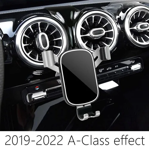 Miniatura 2 de LUNQIN - Soporte para teléfono de coche para Mercedes-Benz Clase CLA 2020 2021 2022 2023 2024 2025 CLA250 AMG 35 45 S y Benz Clase A 2019-2022 A220