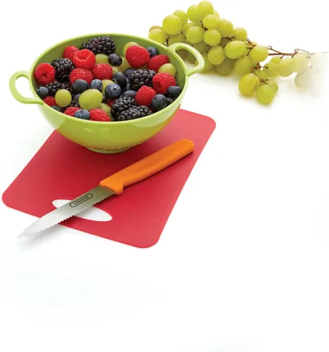 Miniatura 7 de Farberware Healthy Eating - Juego de 3 piezas con mini colador con cuchillo de pelar, alfombrilla de corte pequeña