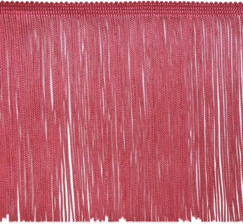 Miniatura 11 de Trims by The Yard Borde de flecos de cadeneta de 6 pulgadas, poliéster, decorativo, versátil para C rosa rubor (corte de 5 yardas)