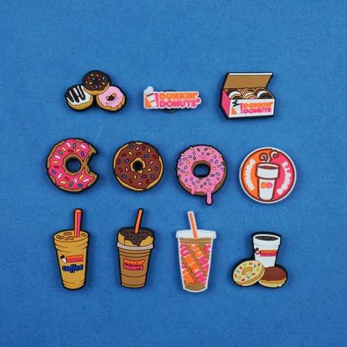 Miniatura 2 de Dijes de zapatos de comida para decoración de zuecos, bonitos dijes de zapatos, regalos para niños, niñas, dijes de zapatos para Crocs Zuecos