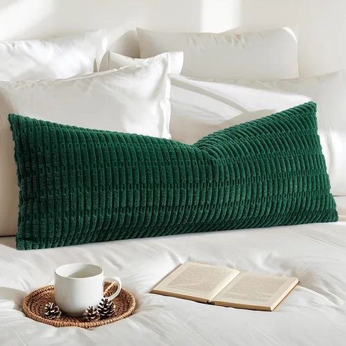 Miniatura 47 de OTOSTAR Fundas de Almohada Decorativas de Pana de 16 x 24 Pulgadas Súper Suaves Bohemias a Rayas Rectangulares Fundas de Cojín Modernas para Sofá