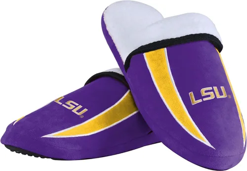 Miniatura 23 de FOCO mens NCAA College Team Logo Sherpa Moccasin Slippers
