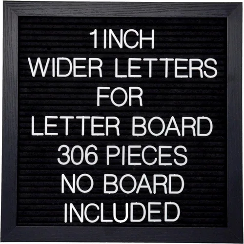 Miniatura 9 de Juego de letras de fieltro - 227 letras de 2 pulgadas de alto