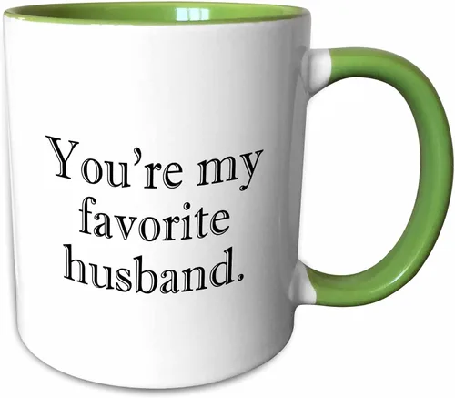 Miniatura 11 de 3dRose Youre my favorite husband. 11oz Two-Tone Black Mug