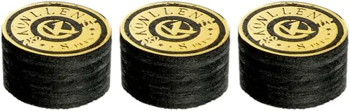 Miniatura 10 de KONLLEN Billar de billar de billar de 0.551 in, 8 capas de piel para taco profesional, accesorios de billar duraderos Tip-M-9 capas