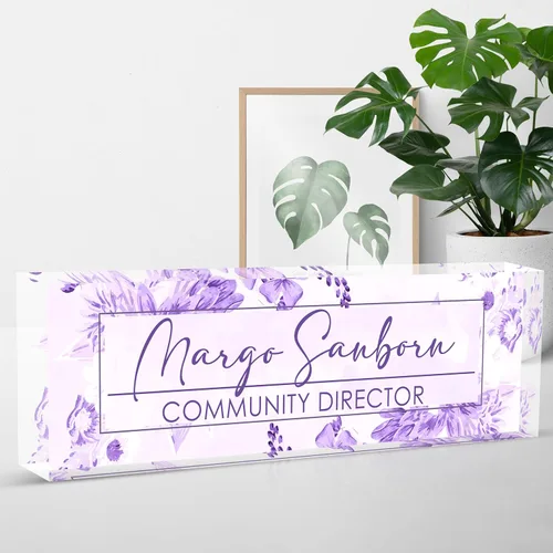 Miniatura 31 de Placa de nombre para escritorio, placa de nombre de escritorio personalizada, regalos para compañeros de trabajo, jefe, profesor, enfermera, regalos