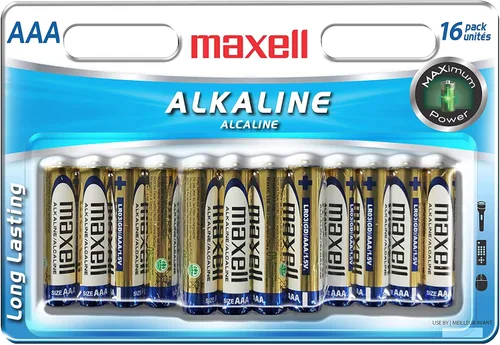 Miniatura 5 de Maxell 723815 Pilas alcalinas AAA de larga duración de alto rendimiento, paquete de 36, computadora