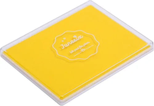 Miniatura 4 de Almohadilla de tinta de 5 x 4 pulgadas para manualidades, almohadilla de sello grande para sellos de goma, pintura de dedos (negro)
