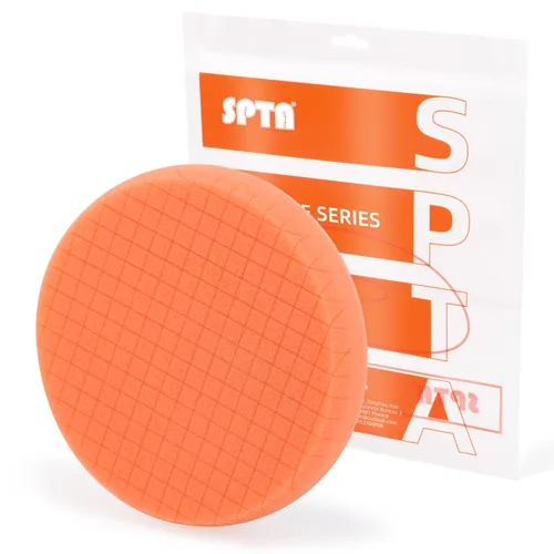 Miniatura 28 de SPTA - Almohadilla verde de corte grueso de 3.5 pulgadas para placa de respaldo de 3 pulgadas (80 mm), esponja de pulido ideal para pulir
