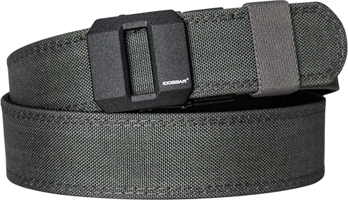 IDOGEAR SPORTS - Cinturón táctico de 1.5" con hebilla ajustable de alta resistencia para pistola EDC Gris