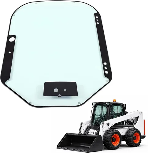 HECASA Vidrio de puerta compatible con Bobcat M Series Minicargadoras de dirección deslizante Cargadoras de dirección deslizante A770 S450 S510 S530