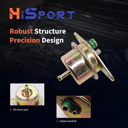 Miniatura 5 de HiSport Regulador de presión de inyección de combustible - 2.7BAR, reemplaza a PR162T, F4SE9C968AA, F4SZ9C968A, F4TE9C968BA, F4TZ9C968B