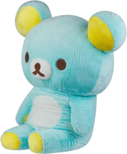 Miniatura 2 de Rilakkuma San-X Original Long Pile Sherbet Series Jumbo Plush - Azul