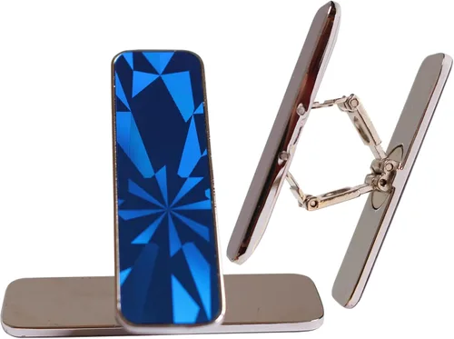 Miniatura 8 de Soporte para teléfono inteligente con rotación de 360°, soporte ajustable vertical horizontal de aleación de aluminio compatible con teléfonos