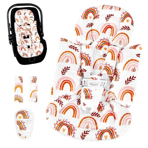 Miniatura 15 de Pea Pod - Soporte para la cabeza del asiento de coche para bebé recién nacido, 2 en 1 Soporte para la cabeza del asiento de coche para bebés