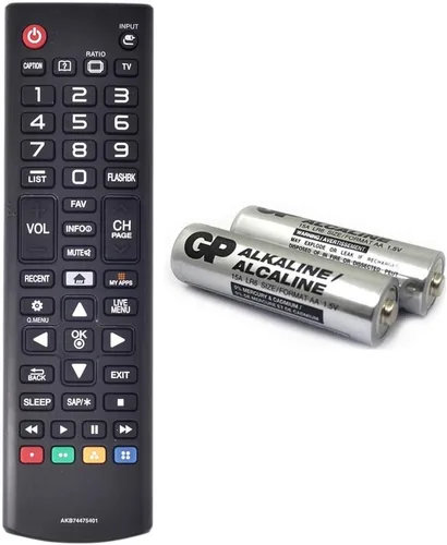 AKB74475401 Reemplazo para control remoto LG para Smart TV 49UF6430 43UF6400 49UF6490 49UF6400 43UF6430 43LF5900 55UF6450 49UF6900 49LF5900 322