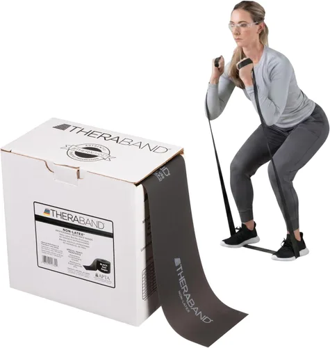 THERABAND Resistance Band, 50-Yard Roll, Latex Elastic Band for Exercise, Stretching, Physical Therapy, Yoga, Pilates, Home Workouts, Cut-to-Length,