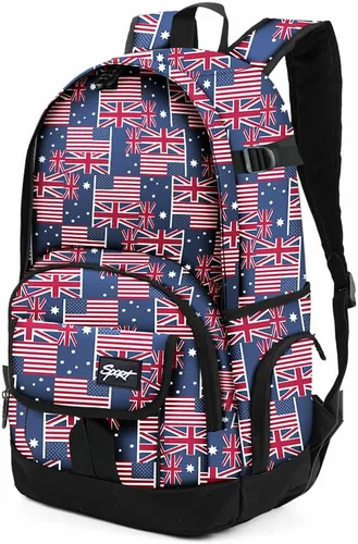 Miniatura 40 de Mochila escolar estilo Rickyh, mochila de viaje para hombres y mujeres, mochila ligera con compartimento para portátil, Tamaño único
