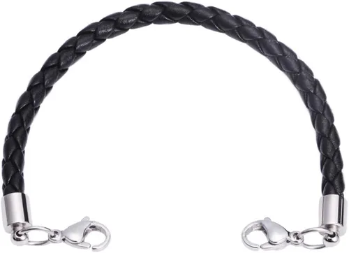 Miniatura 9 de LinnaLove Cadena intercambiable de acero inoxidable para pulseras de identificación de alerta médica para mujeres y hombres, No es una piedra