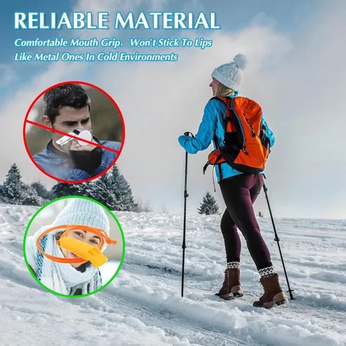 Miniatura 6 de 100 Piezas de Silbatos de Emergencia con Cordón Silbatos de Seguridad y Supervivencia Sonido Fuerte para Seguridad, Camping, Senderismo, Navegación