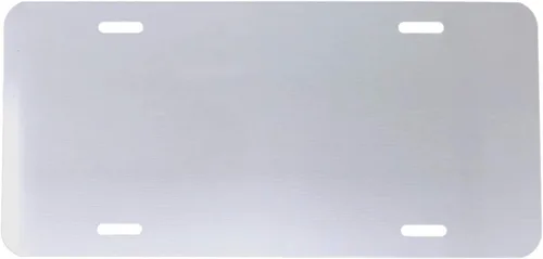 DMSE - Placa de matrícula de metal en blanco para trabajo de diseño personalizado para automóvil; 0.01/0.02 pulg (0.25/0.05 mm) de grosor, tamaño 12