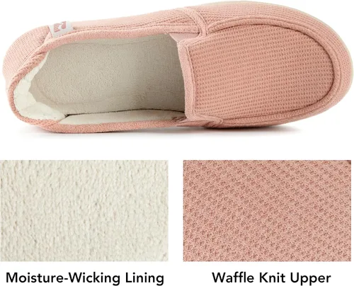 Miniatura 5 de RockDove Pantuflas con capucha de dos tonos para mujer con plantilla extraíble