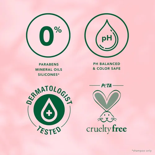 Miniatura 3 de Herbal Essences Juego de champú y acondicionador, rosa mosqueta, colección suave, sin parabenos, seguro para el color, cabello brillante con jojoba