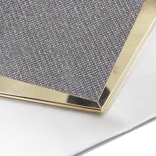 Miniatura 4 de Caviotess Women Shiny Sequin Envelope Clutch Purse Elegant Evening Bag Shoulder Handbag with Chain Strap