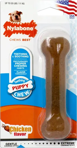 Miniatura 16 de Nylabone - Juguete masticable en forma de anillo para cachorros, juguetes para la dentición de cachorros, juguetes de enriquecimiento para Anillo