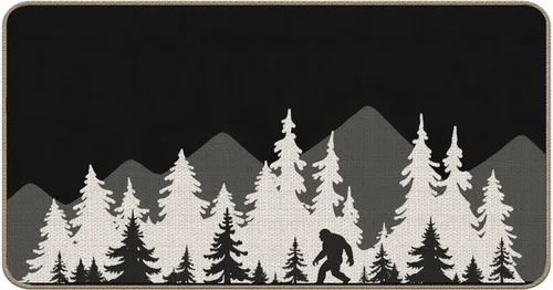 Miniatura 13 de Tapete divertido para puerta de campista de 17 x 30 pulgadas, regalos de campamento para hombres y mujeres, alfombras de campista