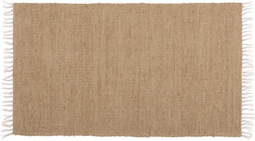 Miniatura 8 de VHC Brands Alfombra Chindi natural de arpillera, bronceado, 20x30