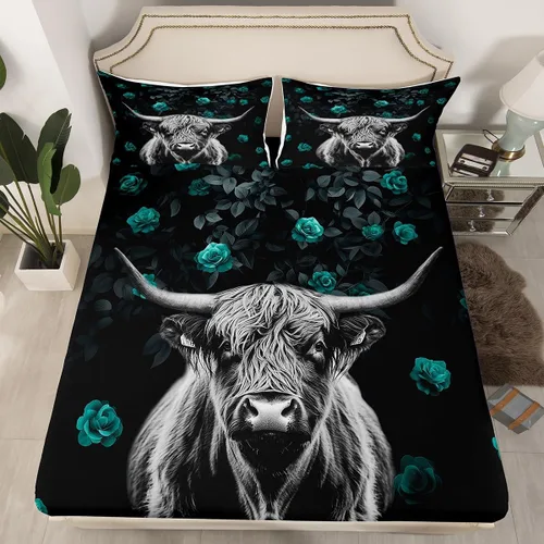 Miniatura 25 de Erosebridal Sábana bajera ajustable de moda de los años 90, tamaño individual para niños, adolescentes y adultos, sábanas de cama con cinta de radio
