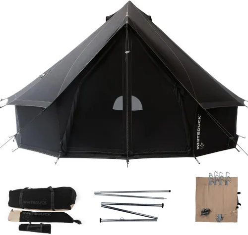 Miniatura 8 de Whiteduck Regatta - Tienda de campaña de lona con toma de estufa, impermeable, para 4 temporadas; para campamento de lujo en exteriores y glamping