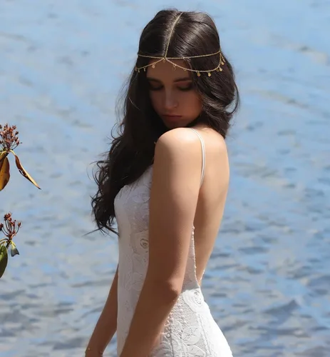 Miniatura 5 de WOVOWOVO Diadema dorada para la cabeza para mujeres y niñas, disfraz de diosa, lentejuelas, accesorios para el cabello, festival de Halloween indio