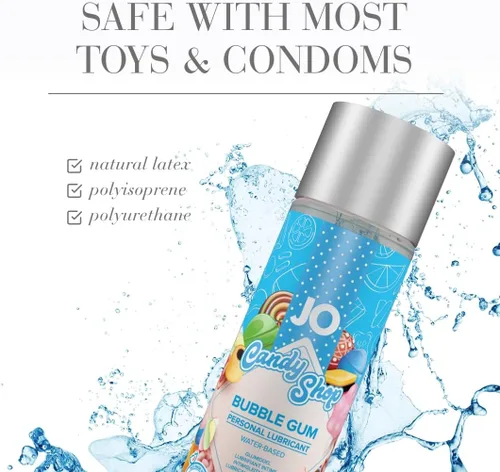 Miniatura 5 de JO H2O - Lubricante personal comestible a base de agua para parejas, sin azúcar, 2 onzas líquidas