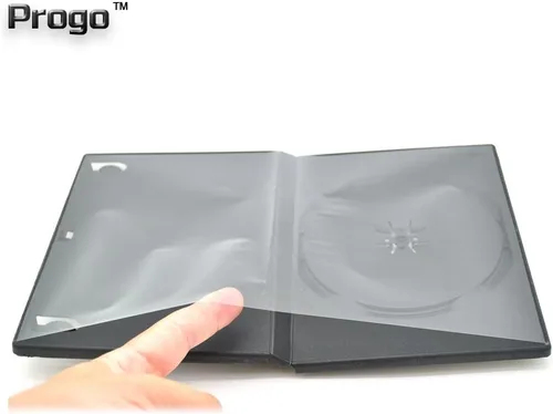 Miniatura 5 de Progo Paquete de 50 fundas de DVD estándar negras individuales de 0.551 in
