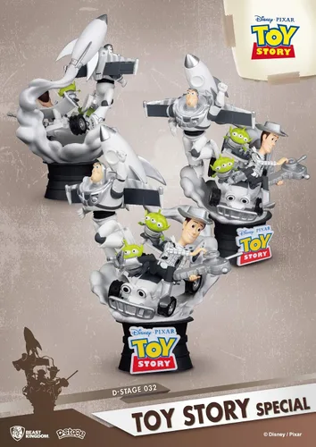 Miniatura 4 de Beast Kingdom Toy Story: Estatua de la serie Ds-032 de Woody & Buzz Deluxe Galaxy Version Ds-032