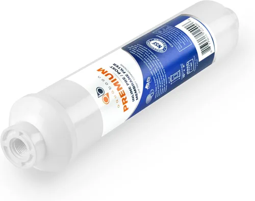 Miniatura 8 de Aquaboon Filtro de carbono en línea T33 - Filtro de agua en línea de 1/4 para refrigerador T33 en línea Ro Post/Cartucho de filtro de agua de pulido