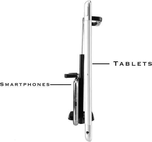 Miniatura 2 de Soporte universal para trípode 2 en 1 y soporte universal para teléfono inteligente para todos los teléfonos inteligentes y tabletas con paño
