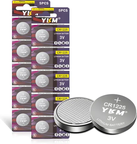 Miniatura 11 de YKM Paquete de 5 baterías de litio CR1225 BR1225 3V CR 1225 para termómetro