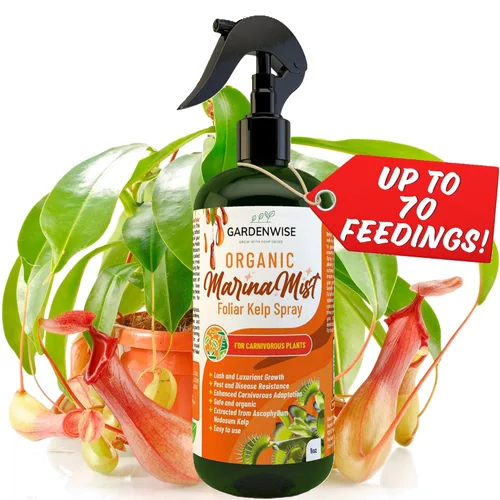 Miniatura 94 de GARDENWISE Fertilizante orgánico prémium de anturio de algas marinas – Alimento líquido para plantas de algas marinas – Potenciador de suelo rico