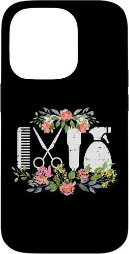 Miniatura 17 de Funda de regalo para iPhone 13 Pro Max Hair Styling Tool Flower Hairdresser Hairstylist Barber Gift Case
