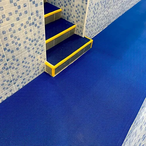 Miniatura 7 de Nisorpa Tapete de drenaje comercial para piscina de 3 x 10 pies, 0.22 pulgadas de grosor, antideslizante, tapete de suelo para interiores