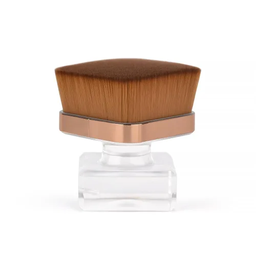 Miniatura 8 de KADS Cepillo para polvo de uñas, cepillo de maquillaje con forma de flor, base de cristal, cepillo de limpieza de uñas, herramienta de cepillo