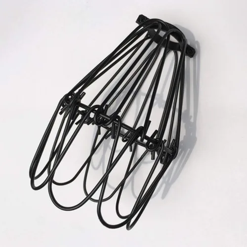 Miniatura 7 de FOMIYES Lámpara colgante Cubierta de alambre Pantalla de lámpara industrial Protector de metal para ventilador de techo Lámpara de hierro Sombra