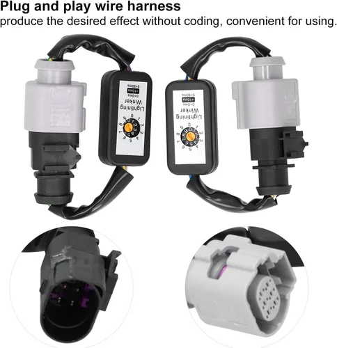 Miniatura 4 de Kit de arnés de adaptador de señal de giro dinámico de luces traseras LED para Audi S5 B8.5 B9 2012-2019